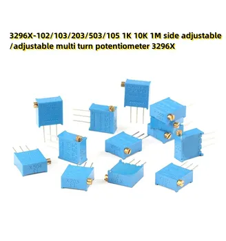 10PCS 3296X-102/103/203/503/105 1K 10K 1M sānu sēdeklis/regulējams, multi savukārt potenciometra 3296X