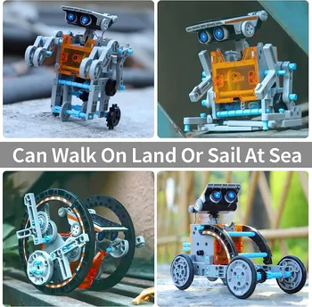 12-in-1 KĀTS Solar Robot Kit Rotaļlietas, Dāvanas Bērniem Mācību Ēkas, Zinātnes Eksperimentu Kopums Dzimšanas dienas Dāvana Bērniem Zēni Meitenes