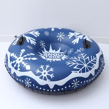 47 Collas Zilā Piepūšams Sniega Caurule PVC Sniegpārslas Drukāšanas Sniega Ragavas lieljaudas Apli Slēpošana Slidošana un Sniega Spēles