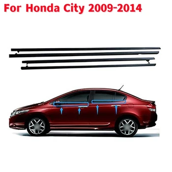 4gab/komplekts Auto stiklu Laika Joslā Ūdensizturīgs Spiediena Lentes Priekš Honda City 2009. - 2014.gadam