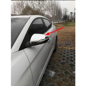 ABS Chrome Atpakaļskata spoguļa vāciņš Melns/Atpakaļskata spoguļa Apdare, 2013. gada līdz 2017. gadam Hyundai Santa Fe IX45