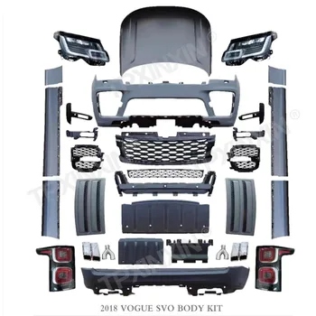 Auto Stereo Ķermeņa Komplekti Jauns Jauninājums Land Rover Vogue 2013. - 2017. gadam 2018 SVO komplekts Auto Plaša Apkārt Difuzoru Rāmis