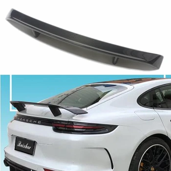 Auto Stils Par Porsche Panamera 971 2017-2019 aizmugurējo spārnu oglekļa šķiedras aizmugures bagāžnieka spoilers ārējie