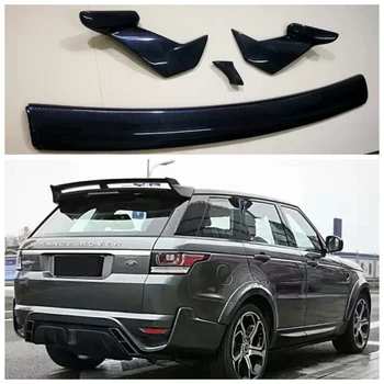 Der Land Rover Evoque 2012 2013 2014 2015 2016 2017 Augstas Kvalitātes Oglekļa Šķiedras Bagāžnieka Lūpu Jumta Spoilers Augšējā Spārna