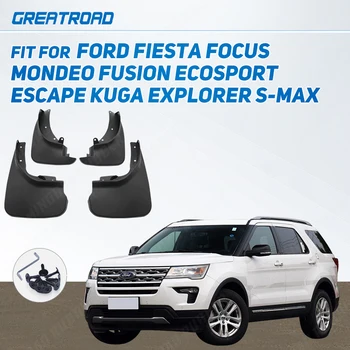 Dubļu Sargi Ford Fiesta Uzmanību Mondeo Kodolsintēzes Ecosport Aizbēgt Kugas Explorer S-Max Mudflaps Splash Sargiem Dubļusargi Fender