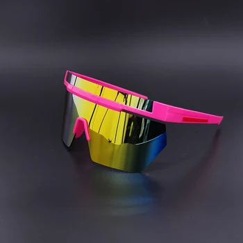 Liels Lēcas UV400 Velo Brilles Vīrieši Sievietes 2024. Gadam Velosipēdu Saulesbrilles Sporta Darbojas Zvejas Aizsargbrilles MTB Road Bike Briļļu Fietsbril