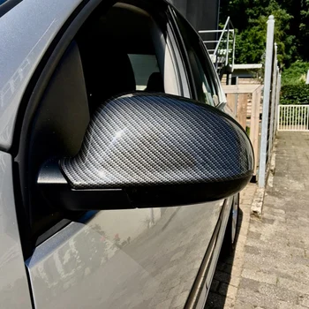 Modes Spilgti Melnā Spoguļa Vāks Atpakaļskata Sānu Spoguļi Klp VW Volkswagen Passat B6 R36 Golf 5 Jetta MK5