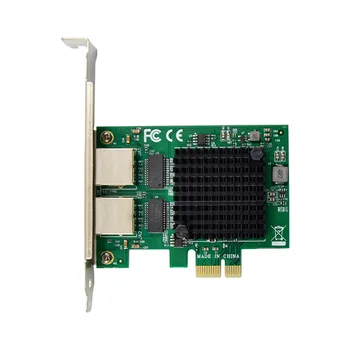 Piemērots PCI-E X1 Gigabit Dual Port Server Tīkla Karte Intel EXPI9402PT Gigabit Tīkla Karte 82571G