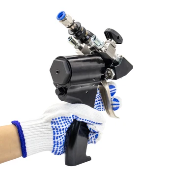 Poliuretāna Putas Spray Gun Automātiskā Tīrīšana Ar Piederumu Komplekts P2 Spray Gun